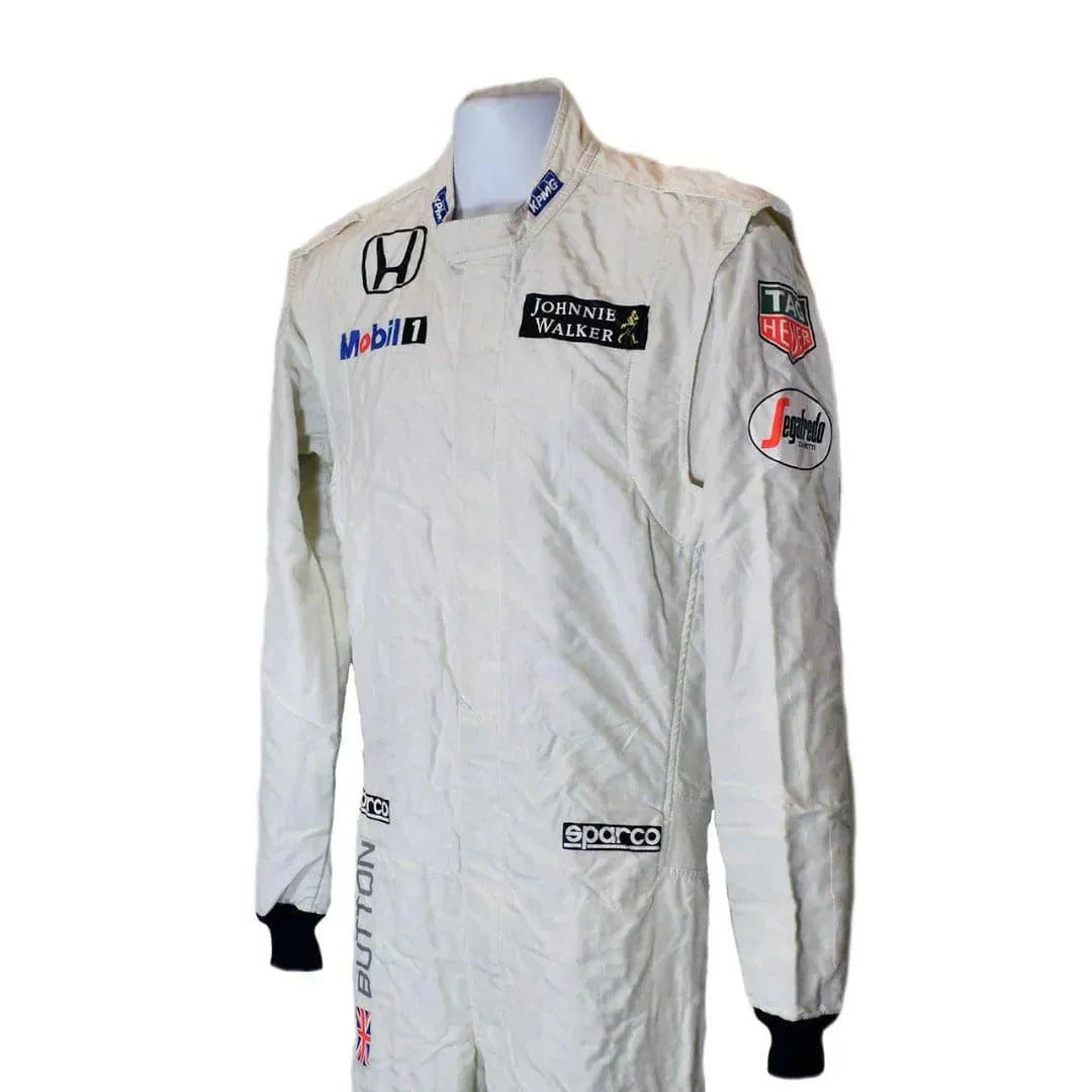 2015 Jenson Button Race Worn McLaren Honda F1 Suit