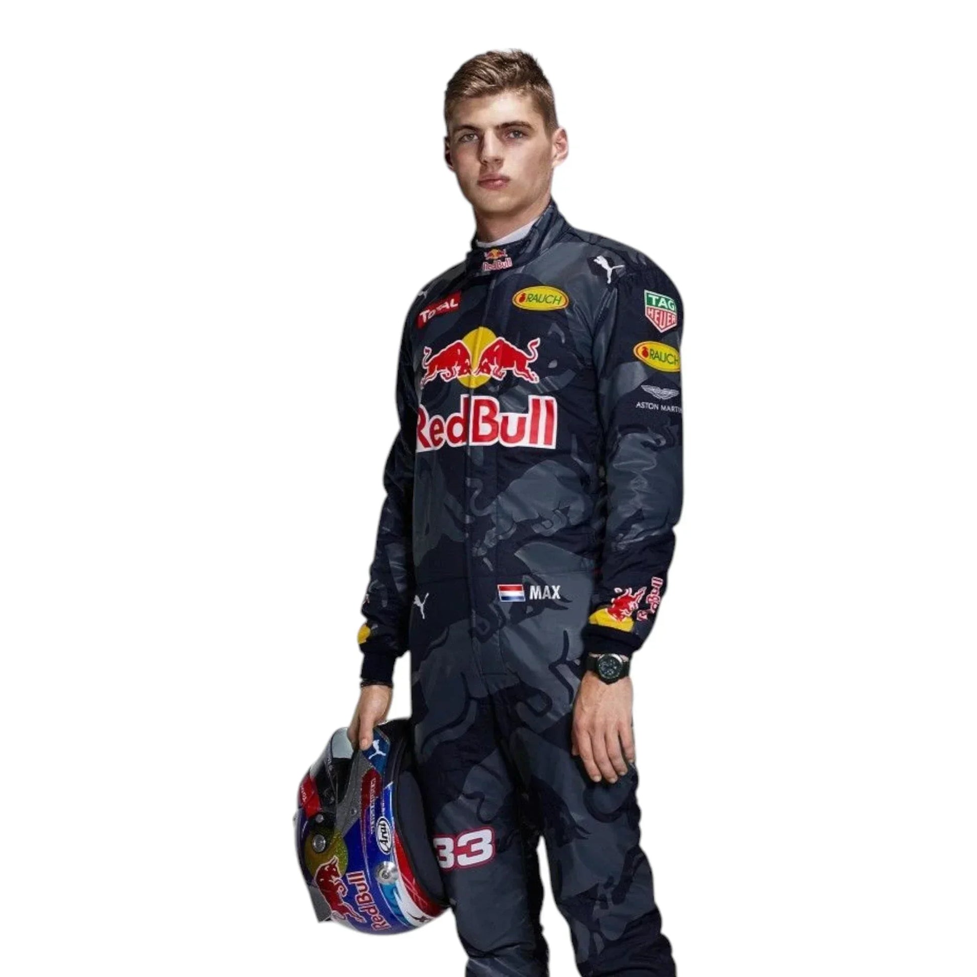 2016 Max Verstappen Race Red Bull Racing F1 Suit