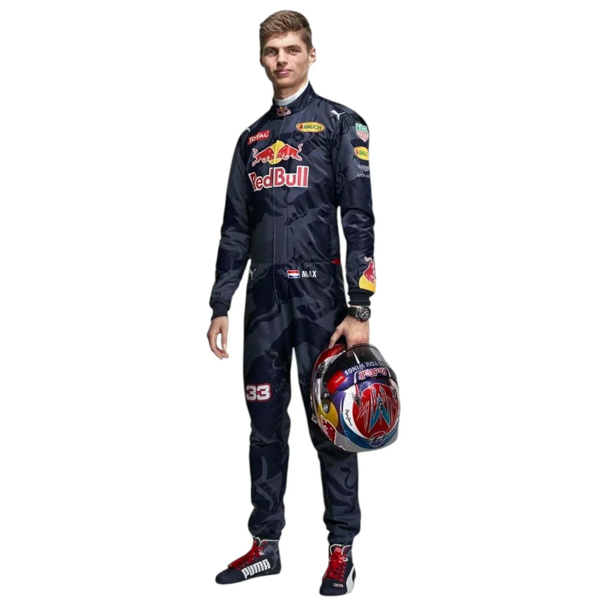 2016 Max Verstappen Race Red Bull Racing F1 Suit
