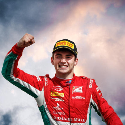 2017 Charles Leclerc Race Suit Richard Mille Formula 2 - F1 Vintage Racewear
