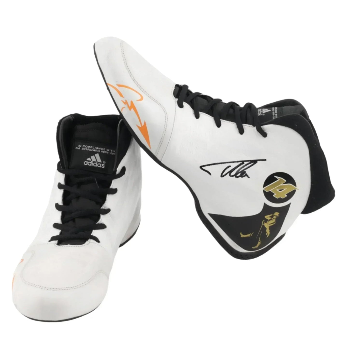 2017 Fernando Alonso McLaren F1 Race Boots - F1 Vintage Racewear