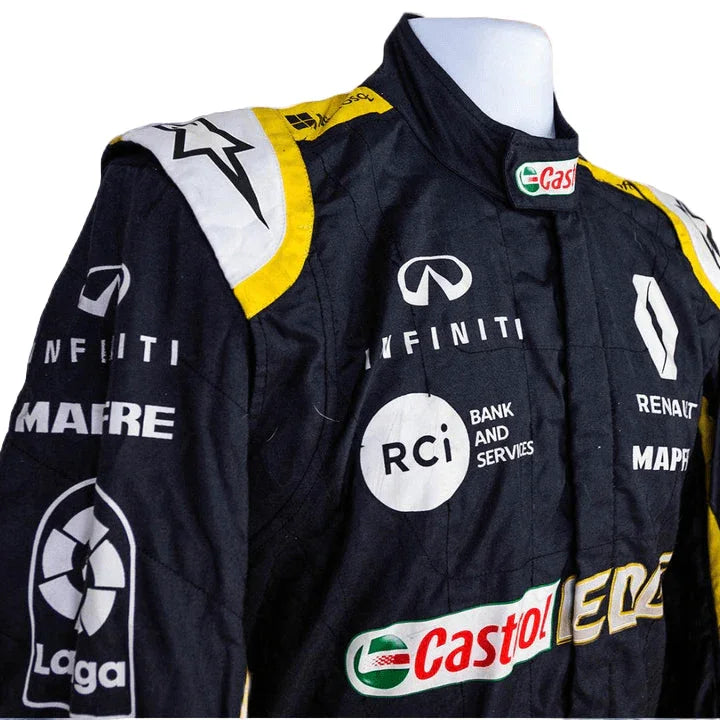2018 Carlos Sainz Race Renault F1 Suit - F1 Vintage Racewear