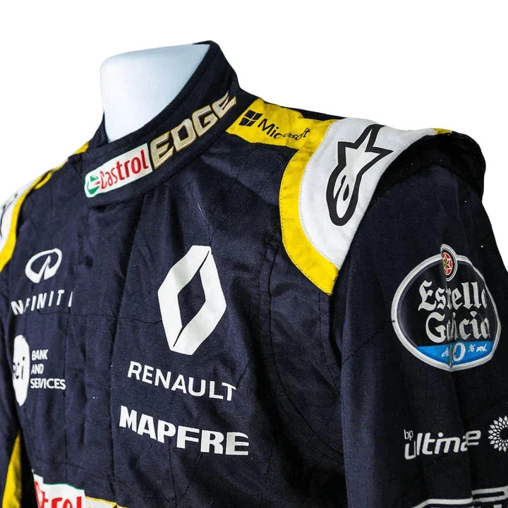 2018 Carlos Sainz Race Renault F1 Suit - F1 Vintage Racewear