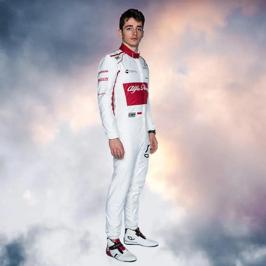 2018 Charles Leclerc Alfa Romeo Sauber Formula One Suit - F1 Vintage Racewear