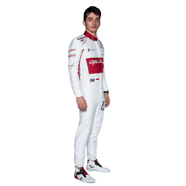 2018 Charles Leclerc Alfa Romeo Sauber Formula 1 suit - F1 Vintage Racewear
