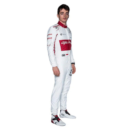 2018 Charles Leclerc Alfa Romeo Sauber Formula 1 suit - F1 Vintage Racewear