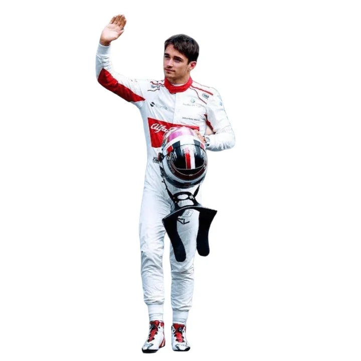 2018 Charles Leclerc Alfa Romeo Sauber Formula 1 suit - F1 Vintage Racewear