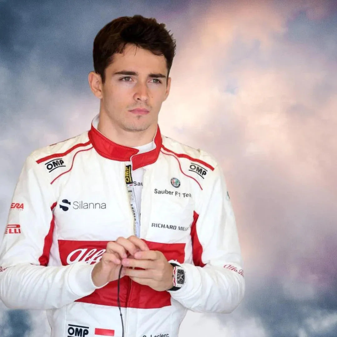 2018 Charles Leclerc Alfa Romeo Sauber Formula One Suit - F1 Vintage Racewear