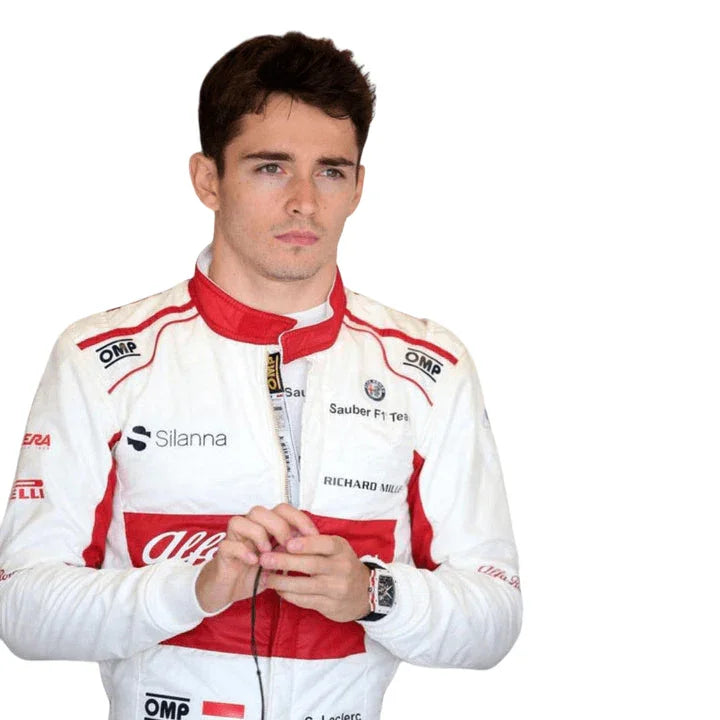 2018 Charles Leclerc Alfa Romeo Sauber Formula 1 suit - F1 Vintage Racewear