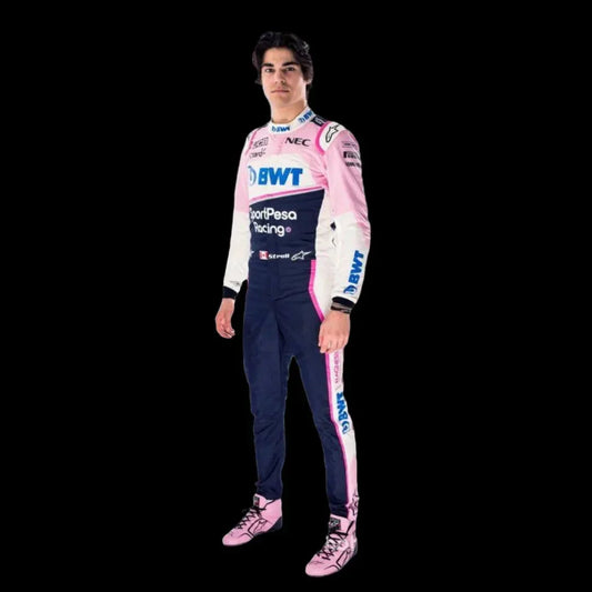 2019 Lance Stroll Racing Point BWT Team Alpine F1 Suit - F1 Vintage Racewear