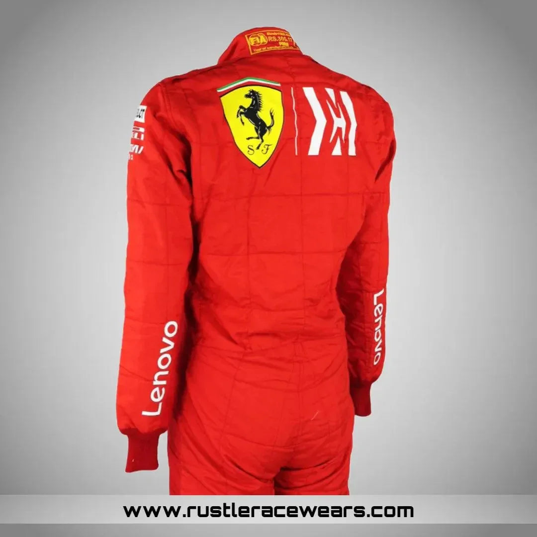 2019 Sebastian Vettel Brazilian GP Scuderia Ferrari F1 Suit - F1 Vintage Racewear