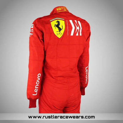 2019 Sebastian Vettel Brazilian GP Scuderia Ferrari F1 Suit - F1 Vintage Racewear