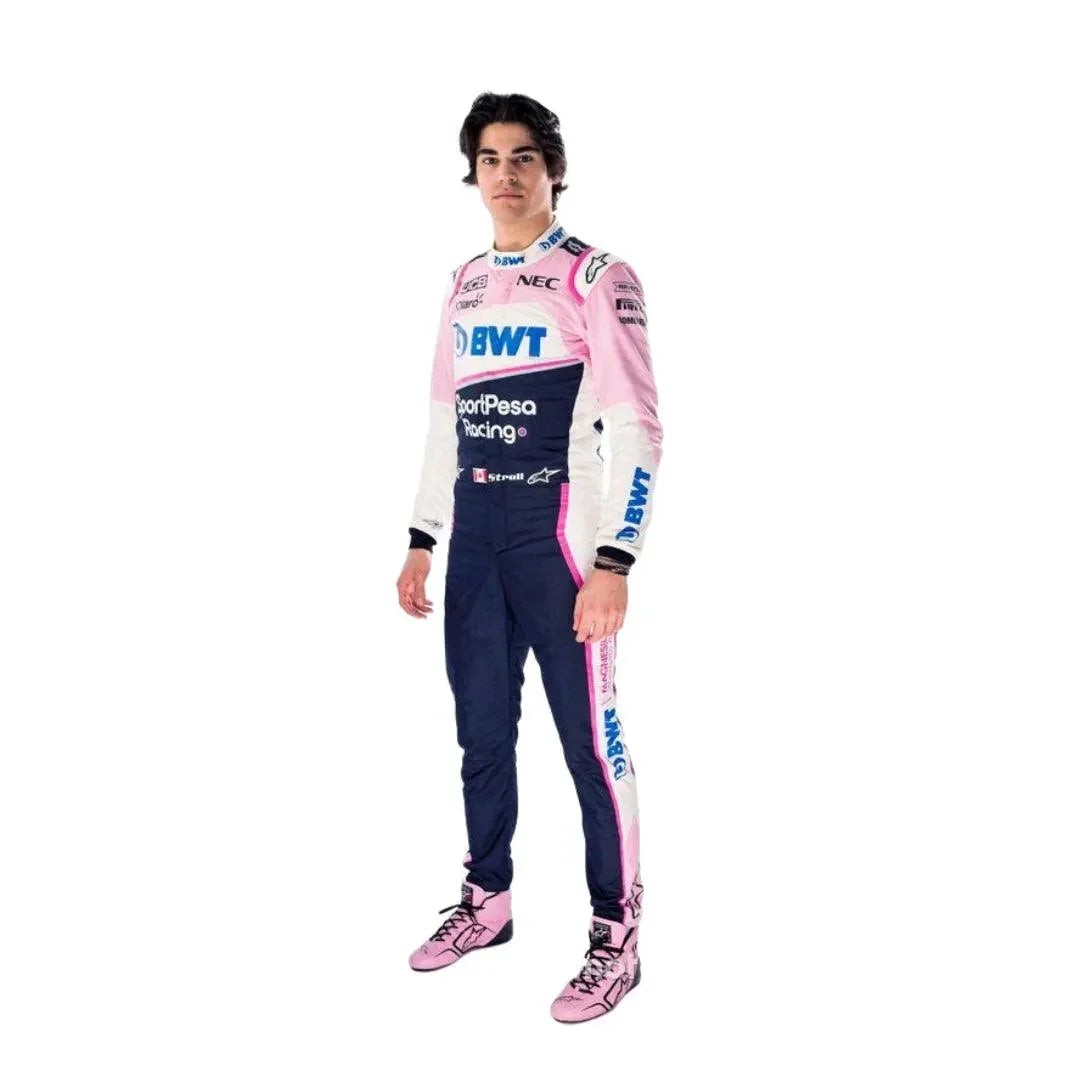 2019 Lance Stroll Racing Point BWT Team Alpine F1 Suit