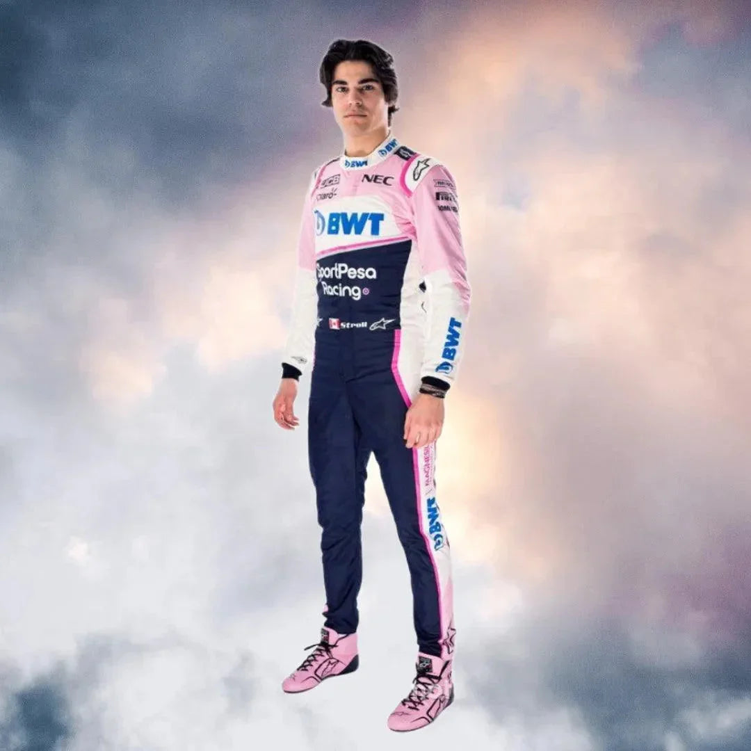 2019 Lance Stroll Racing Point BWT Team Alpine F1 Suit