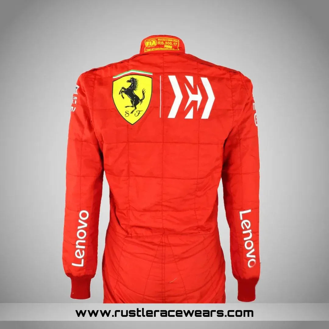 2019 Sebastian Vettel Brazilian GP Scuderia Ferrari F1 Suit