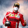 2021 Carlos Sainz Race Misson Winnow Scuderia Ferrari F1 Suit - Vintage F1 Racewear