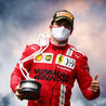 2021 Carlos Sainz Race Misson Winnow Scuderia Ferrari F1 Suit - Vintage F1 Racewear