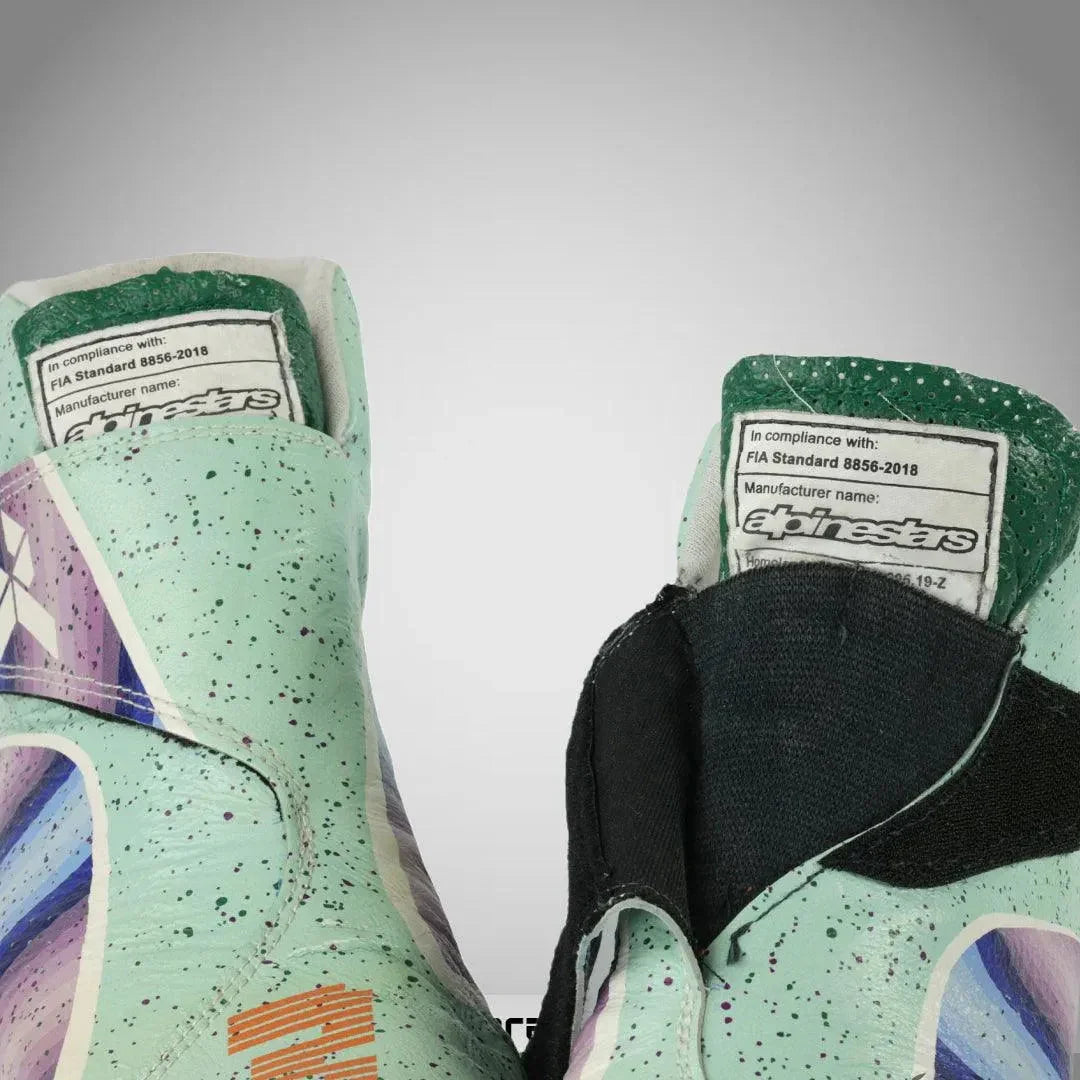 2021 Daniel Ricciardo Race McLaren F1 Boots - F1 Vintage Racewear