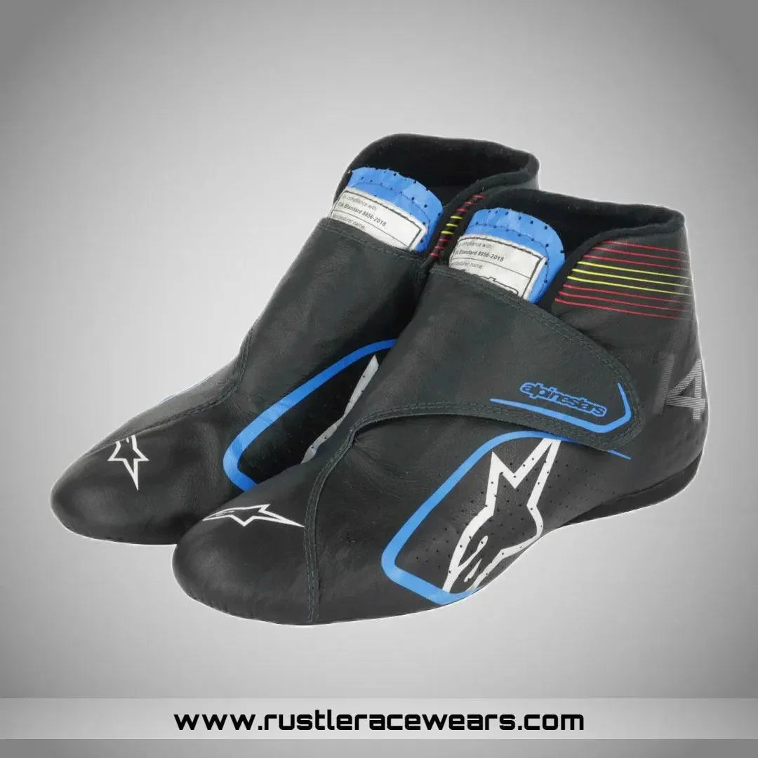 2021 Fernando Alonso Race Alpine F1 Boots - F1 Vintage Racewear