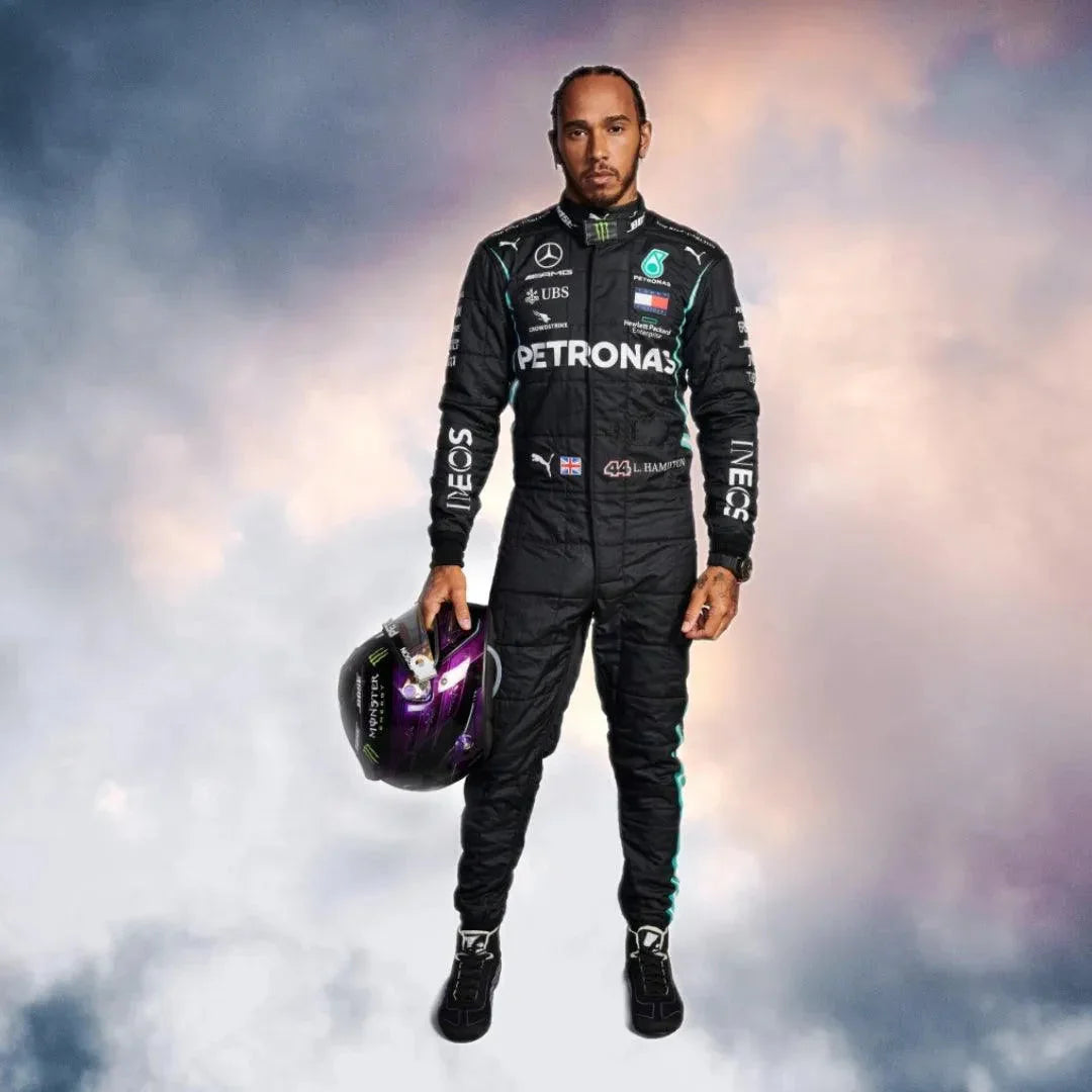 2021 Lewis Hamilton Mercedes AMG F1 Suit - F1 Vintage Racewear