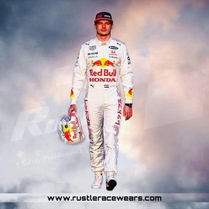 2021 Max Verstappen Red Bull Special Turkish GP Race Suit - F1 Vintage Racewear