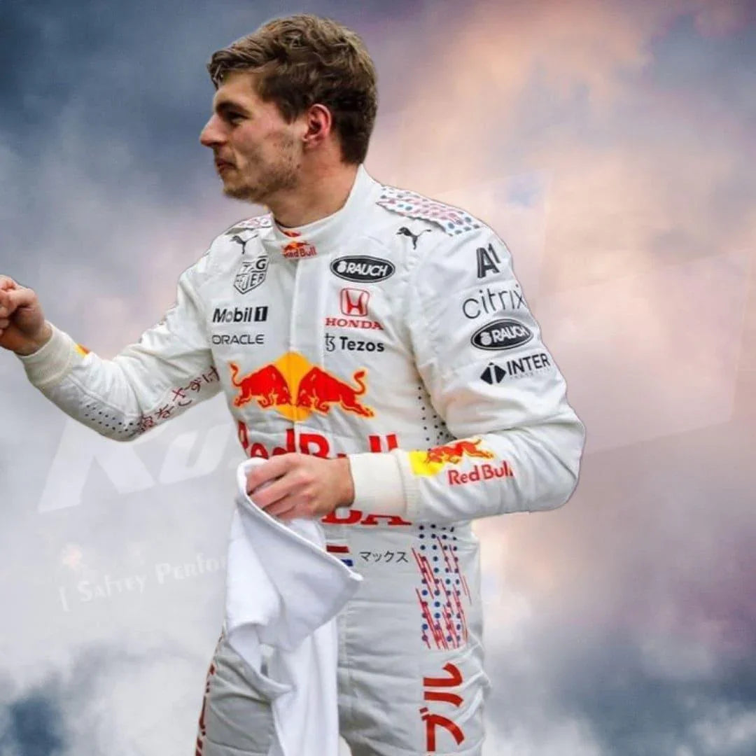 2021 Max Verstappen Red Bull Special Turkish GP Race Suit - F1 Vintage Racewear