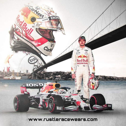 2021 Max Verstappen Red Bull Special Turkish GP Race Suit - F1 Vintage Racewear