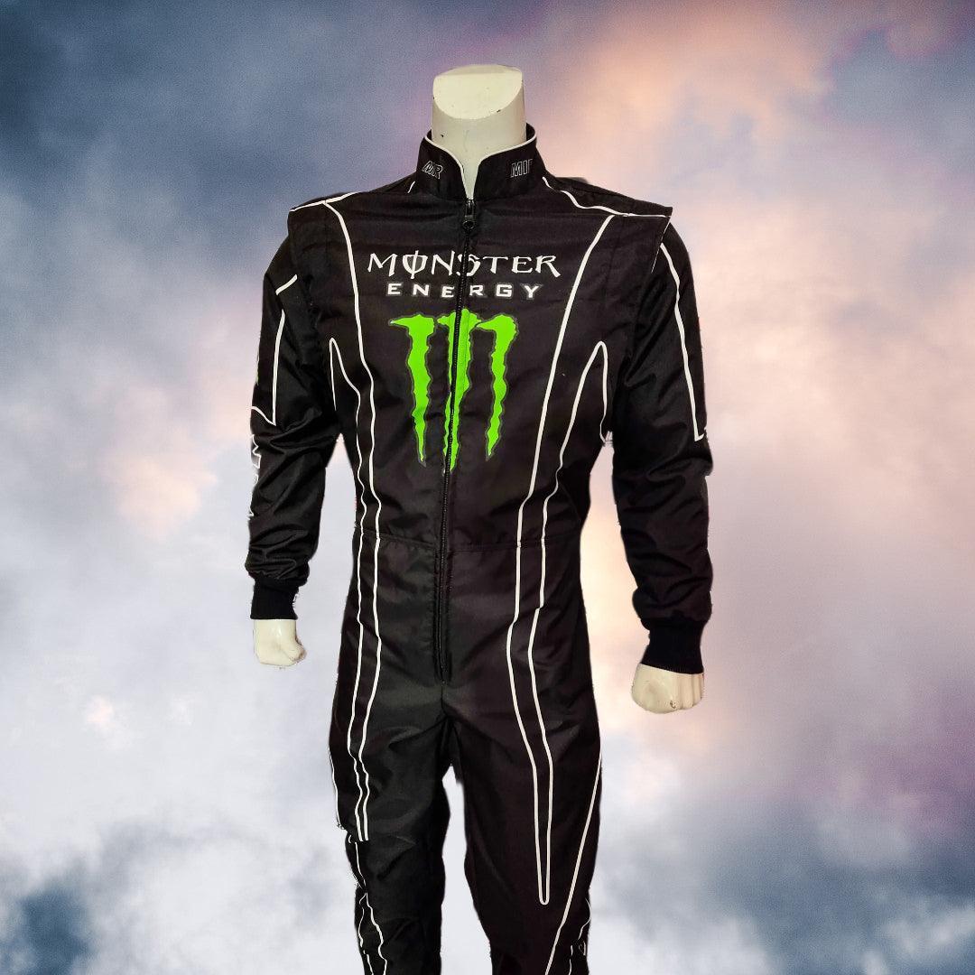 2021 Monster Energy Kart Racing Suit - F1 Vintage Racewear