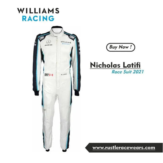 2021 Nicholas Latifi Williams Race Suit F1 - F1 Vintage Racewear