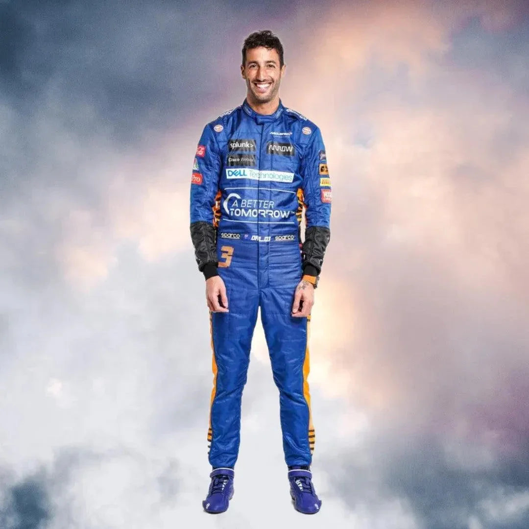 2021 Daniel Ricciardo Replica Race Suit F1 McLaren