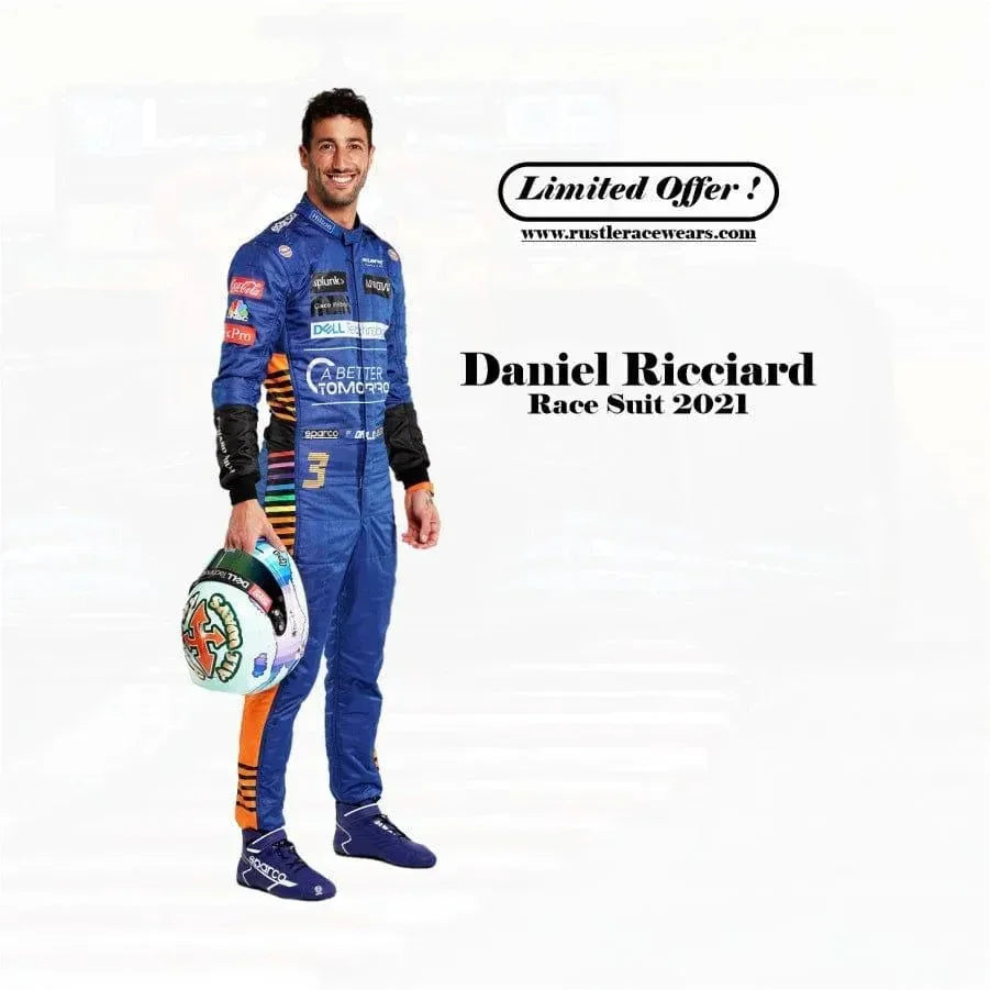 2021 Daniel Ricciardo Replica Race Suit F1 McLaren