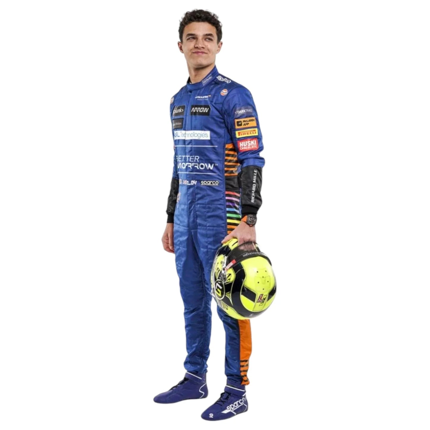 2021 Lando Norris Official McLaren F1 Promo Suit