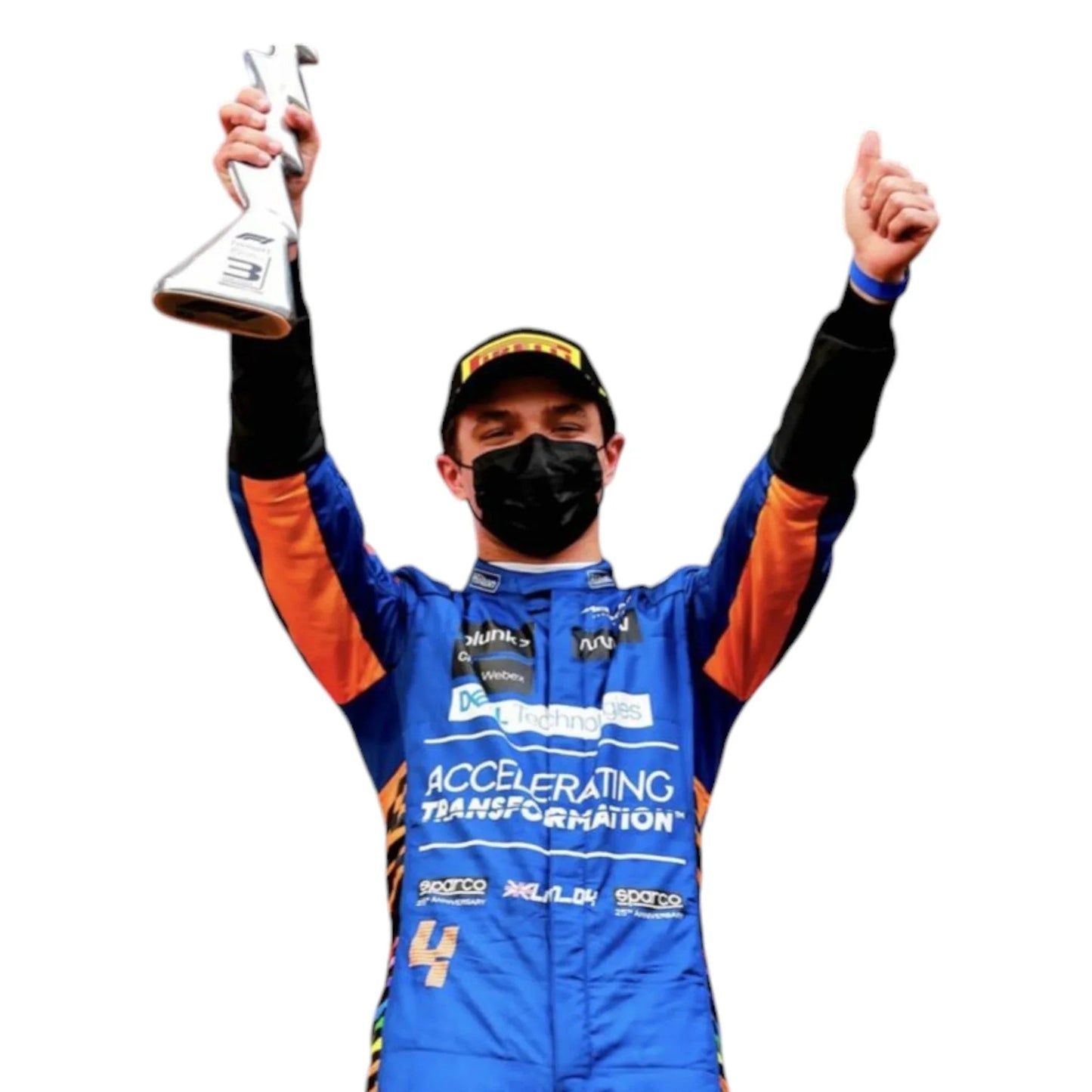 2021 Lando Norris Official McLaren F1 Promo Suit