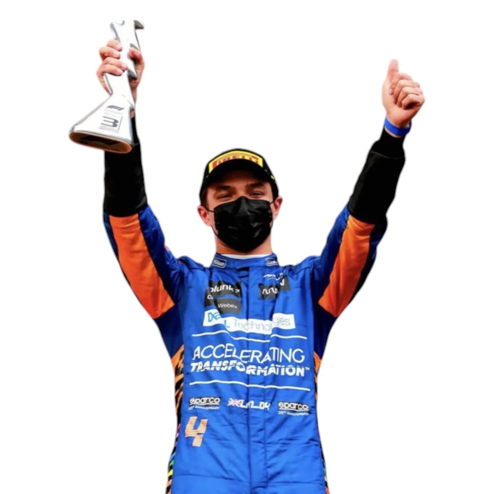 2021 Lando Norris Official McLaren F1 Promo Suit