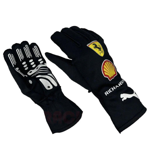 2021 New Scuderia Ferrari Race Gloves Carlos Sainz