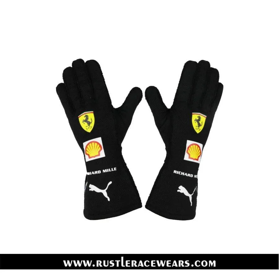 2021 New Scuderia Ferrari Race Gloves Carlos Sainz