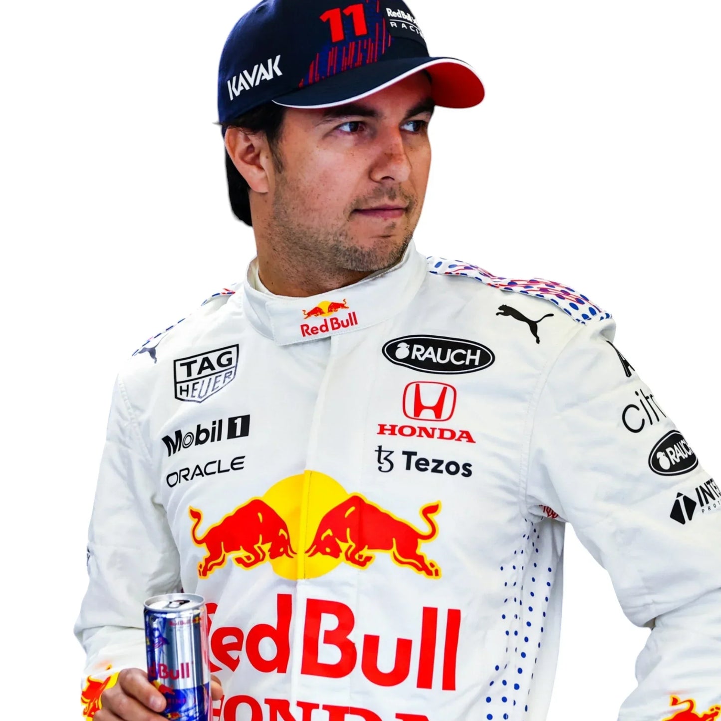 2021 Sergio Perez Red Bull Unveil Special Turkish Gp Race Suit