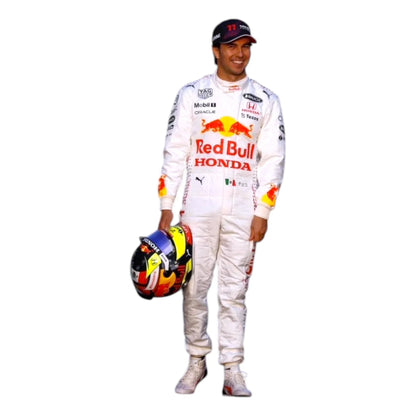 2021 Sergio Perez Red Bull Unveil Special Turkish Gp Race Suit