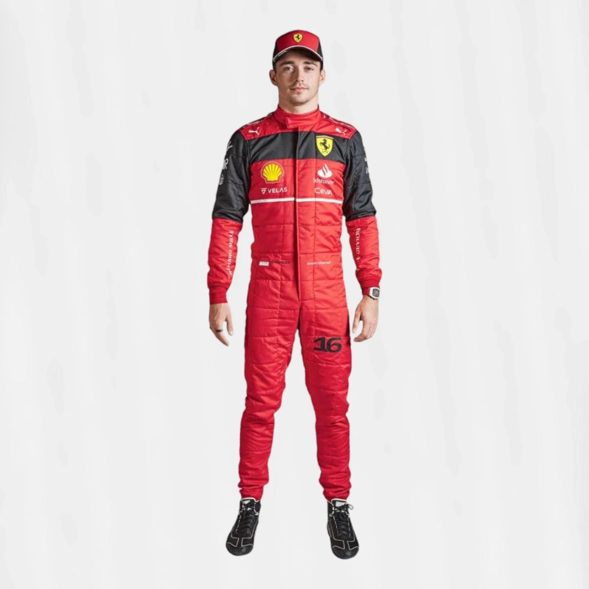 2022 Charles Leclerc Carlos Sainz F1 Ferrari Replica suit Scuderia Ferrari - F1 Vintage Racewear