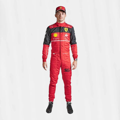 2022 Charles Leclerc Carlos Sainz F1 Ferrari Replica suit Scuderia Ferrari - F1 Vintage Racewear