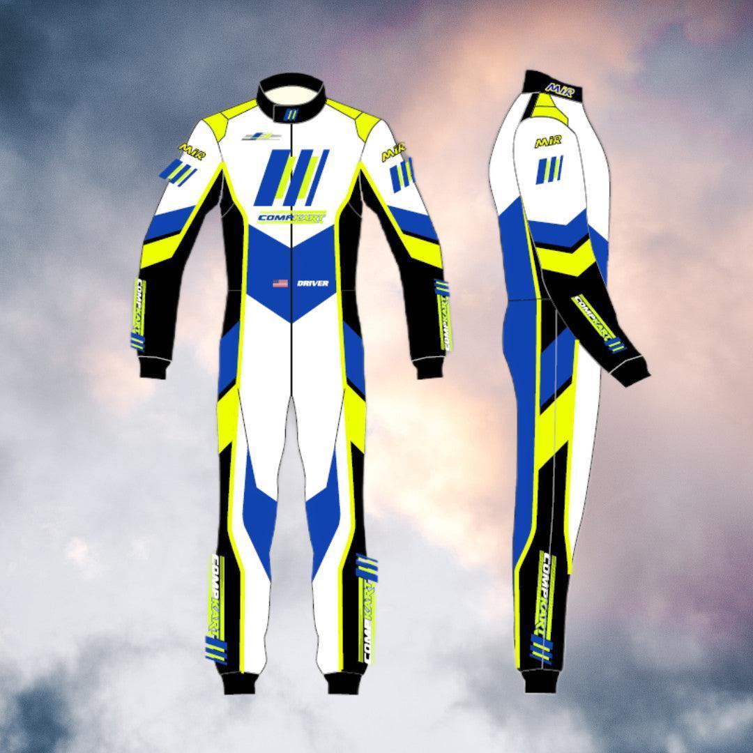 2022 Compkart-MIR Karting Race Suit - F1 Vintage Racewear