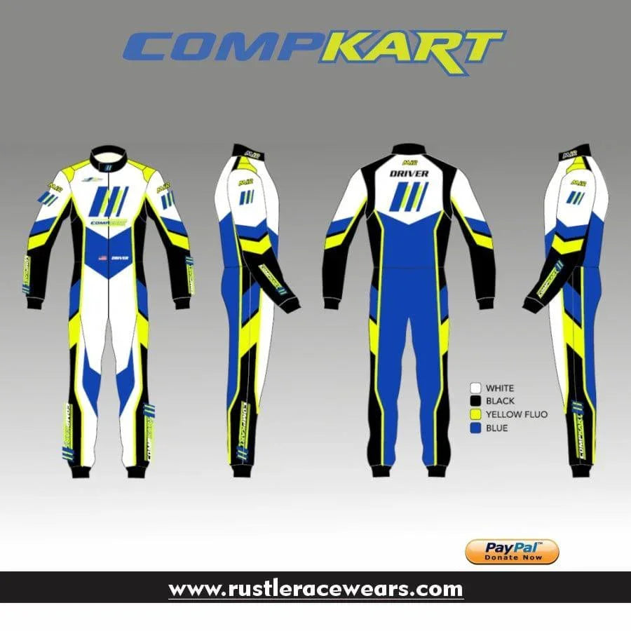 2022 Compkart-MIR Karting Race Suit - F1 Vintage Racewear