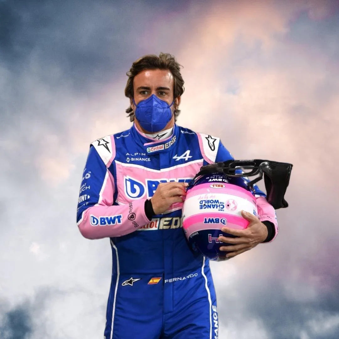 2022 Fernando Alonso Race Suit BWT Alpine F1 - F1 Vintage Racewear