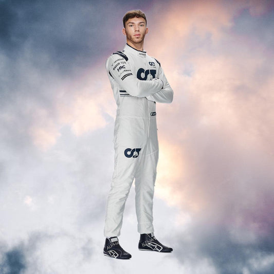 2022 New Pierre Gasly F1 AlphaTauri Race Suit - F1 Vintage Racewear