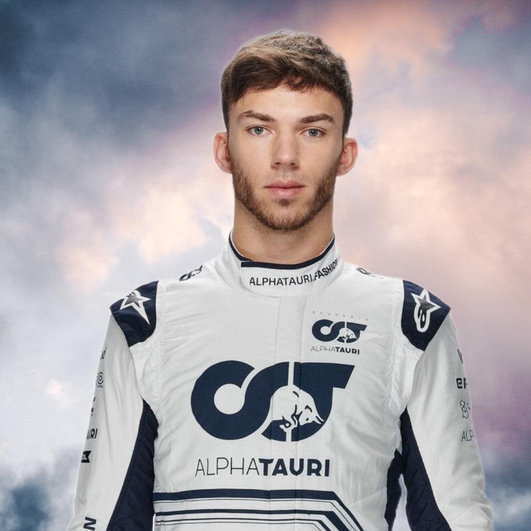 2022 New Pierre Gasly F1 AlphaTauri Race Suit - F1 Vintage Racewear