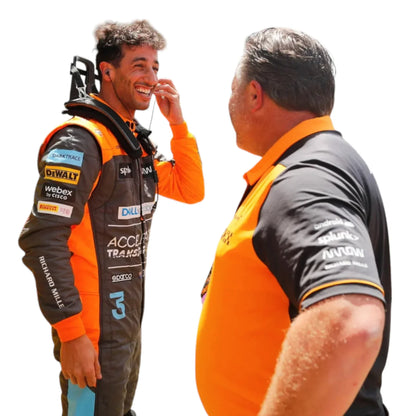 2022 Daniel Ricciardo McLaren F1 Race Suit - F1 Vintage Racewear