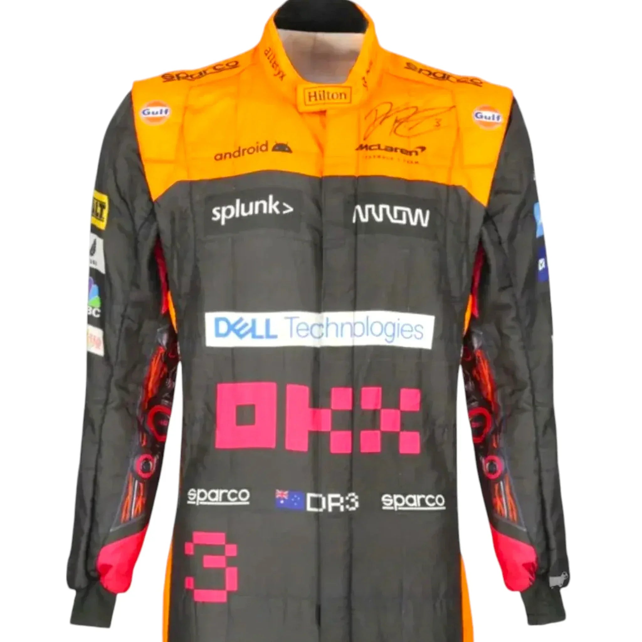 2022 Daniel Ricciardo Original Japan/Singapore GP Special Design McLaren F1 Suit