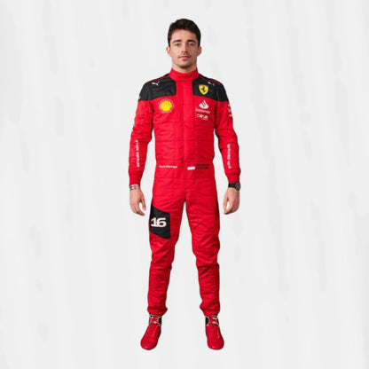 2023 Charles Leclerc Carlos Sainz F1 Race suit Scuderia Ferrari - F1 Vintage Racewear