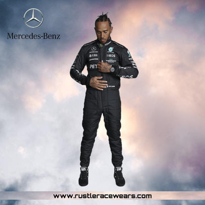 2023 Lewis Hamilton Replica Race Suit Mercedes-AMG Petronas F1 Team - F1 Vintage Racewear