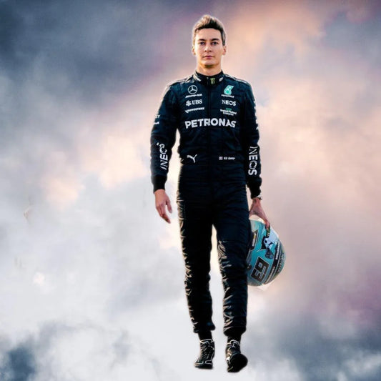 2023 New George Russell Race Mercedes-AMG F1 Race Suit - F1 Vintage Racewear
